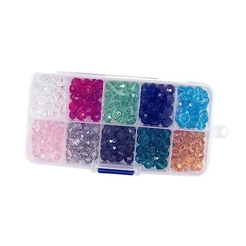 Hohopeti 150 Stück bunte Perle armreifen armband weinglas pearl necklace Perlenbox DIY-Material beads transparente Acrylperlen Schmuckherstellung aus Perlen Glasperlen Perlenzubehör Glas von Hohopeti