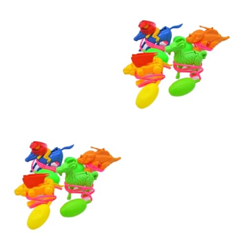 Hohopeti 16 Stk Luftdruckspringender Frosch Spielzeug Zum Springen Von Pferden Hüpfende Froschspielzeuge Springendes Spielzeug Springender Frosch Spielzeug Mini-springpferd Sprung Pvc von Hohopeti