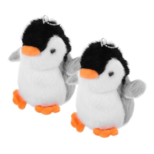 Hohopeti 2 Stück üsch Pinguin Schlüsselanhänger Kuscheltier Hängeanhänger Aus Weichem Stoff Perfekte Taschendekoration Und Ideales Für Freunde Und Familie Positives Pocket Hug von Hohopeti