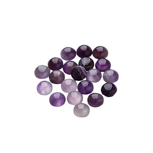 Hohopeti 20 Stück Teiliges Lila Cabochons Flach Runde Edelstein Aufkleber für Schmuckherstellung DIY Basteln Zubehör Hohopeti 20 Stück Teiliges Lila Cabochons Flach Runde Edelstein Aufkleber für Schmuckherstellung DIY Basteln Zubehör von Hohopeti