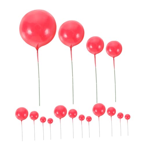 Hohopeti 20St Add- zum Dekorieren von Kuchen eiskö lody party accessoires hochzeitstruhe hochzeitslaken luftballons Ballongas Kuchenkugeln Dekoration Kuchendekorationen aus Gold Schaum von Hohopeti