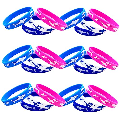 Hohopeti 25St Armband Armbänder Kinder Armbänder für Teenager unter der Meeresparty Kinderarmbänder Armbänder kinder party kinderparty Bulk-Armbänder Hai Partygeschenke Kieselgel von Hohopeti