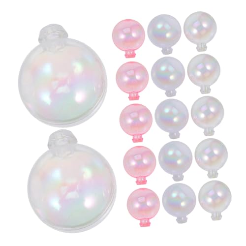 Hohopeti 30 Stück Transparente Kugel Cupcake Zubehör Kugel Cupcake Topper Dekorativer Ball Topper Babyparty Kuchenaufsatz Backen Cupcake Topper Geburtstagskuchen Kugel von Hohopeti