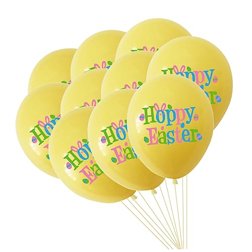 Hohopeti 30Stücke Kreative Osterballons Mit Bunten Hasen Und Eierdesigns Dekorative Latexballons Für Osterfeier Partys Und Festlichkeiten Osterfestballon von Hohopeti