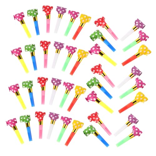 Hohopeti 40Pcs Party Blowers Noisemakers Lustige Party Blowout von Hohopeti