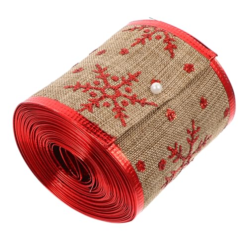 Hohopeti 5 Yards Weihnachtsbandgürtel DIY Dekoband Für Handgemachtes Band Für Kreative Bastelprojekte Ideal Für Weihnachten Geburtstag Und Besondere Anlässe von Hohopeti