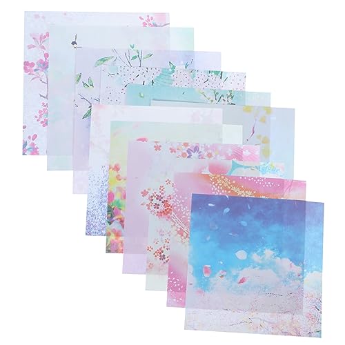 Hohopeti 50 Blatt Faltpapier Origami Papier Bastelpapier Druckpapier DIY Bastelpapier Falt Bastelpapier DIY Papier DIY Handwerkspapier Bastelpapier Bastelpapier DIY Zubehör von Hohopeti