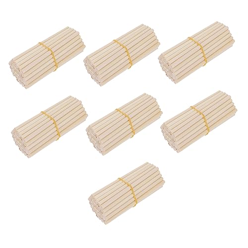 Hohopeti 500 Stück Handgefertigte Holzstäbchen Zur Herstellung Von Süßigkeiten DIY Eis Am Stiel Eiszubehör Farbige Eisstiele Eiscreme Stick Spielzeug Eiscreme Stick Für Eis DIY Stick von Hohopeti