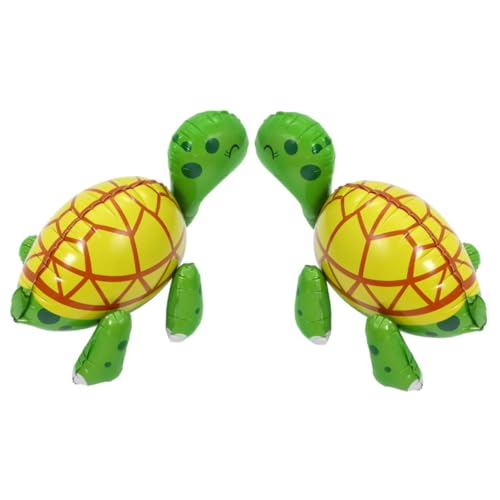 Hohopeti Aufblasbarer Schildkrötenballon Zur Dekoration 4d-schildkröten-folienballon-set Für Babydekorationen von Hohopeti