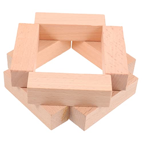 Hohopeti DIY Holzstempel Aus Buchenholz Blanko Stempel Für Kreative Gravuren Und Persönliche Designs Quadratische Holzstempel Für Bastelprojekte Und Deko Ideen von Hohopeti