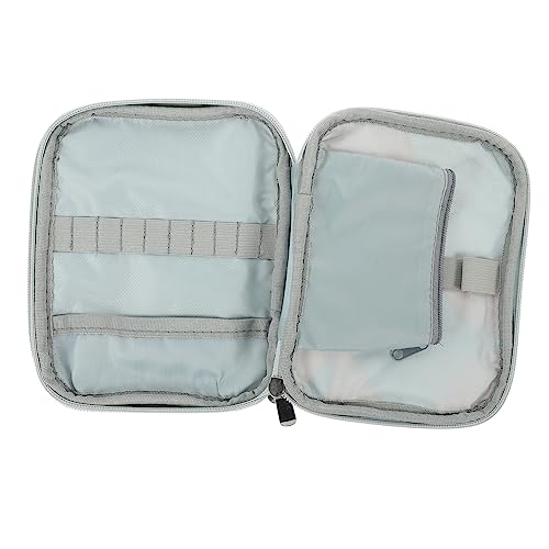 Hohopeti Gewebte Aufbewahrungstasche Nähnadeltasche Häkelnadel-Organizer Taschenzubehör aufbewahrungssack storage pockets gehäkelte Aufbewahrung Halter für Wollhaken 600d Oxford-Stoff von Hohopeti