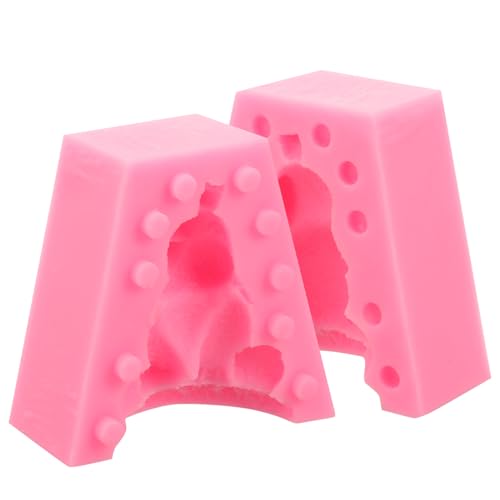 Hohopeti Gussform Seifenformen Fondant Epoxidform für Tierform Silikonform Gießform Elefant Epoxid Schokoladenherstellung Flexible Elefantenform Harzguss Kerzenherstellungsformen von Hohopeti