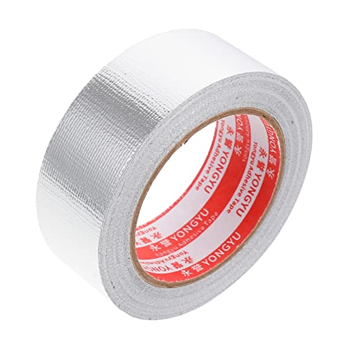 Hohopeti Hitzebeständiges Aluminiumfolien Klebeband Aus Glasfaser Für Rohrreparaturen 40mm x Stark Selbstklebend Wasserdicht Ideal Für Abdichtungen Und Reparaturen von Hohopeti