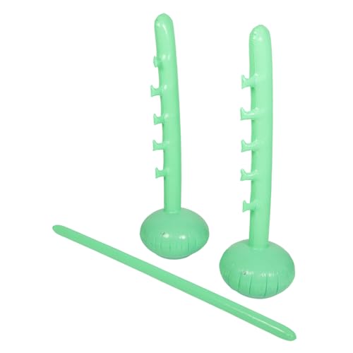 Hohopeti Hochsprungstange Junggesellenabschiedsspiele Riesiges Aufblasbares Spiel Halloween-Spiele Für Die Party Geburtstagsparty Mit Billardspielen Aufblasbares Partyspiel Light Green PVC von Hohopeti