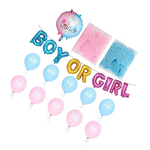 Hohopeti Latexballons Set Zur Geschlechtsreveals Party Überraschungsballons Mit Konfetti Für ädchen Und Jungen Pink Und 10 Blaue Und 10 Pinke Ballons Dekoration Für von Hohopeti