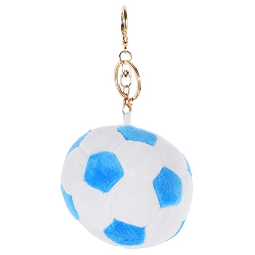 Hohopeti Plüsch-Fußballanhänger Plüschtier Auto-Schlüsselanhänger plüschanhänger fußball geschenkideen Schlüsselanhänger für Jungen Kinderspielzeug kompaktes Schlüsselanhänger-Ornament von Hohopeti