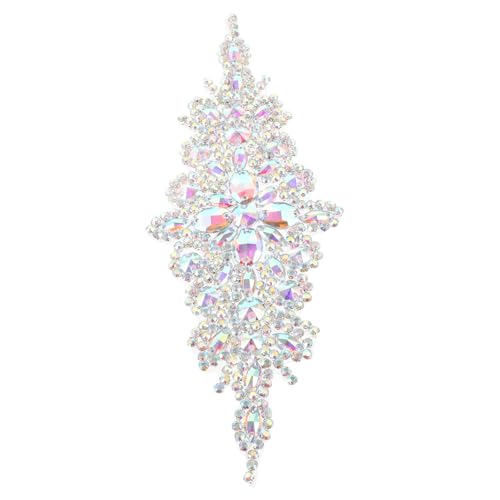 Hohopeti Strass-Hochzeitsgürtel Hochzeitskleid-Strass-Applikation Gürtelverzierungen aus Strass hochzeitsdekoration wedding decoration Brautschmuck Accessoires für Brautkleider Kristall von Hohopeti