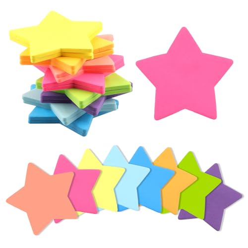 480 Blätter Sticky Notes, Haftnotizen Klebezettel, Pastell Haftnotizen Lustig, Haftnotizen Kinder, Notizblöcke Linierte Notizzettel, Stationery Aesthetic für Planer Erinnerung Büro Zuhause Schule von Hoiny