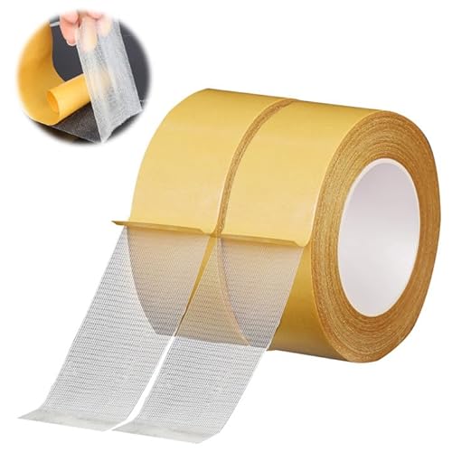 Hojalis 2Pcs Doppelseitiges Klebeband Extra Stark, 3cm X 20m Teppichklebeband, Teppichklebeband Doppelseitig, Leicht Von Abreißbar, Einfaches, für Teppich, Foto, Wand, Küche, Zuhause, Schule, Outdoor von Hojalis