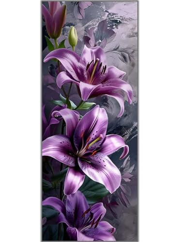 Diamond Painting Blume Tulpe Diamond Painting Erwachsene 5D Diamant Painting Bilder Erwachsene Kinder, DIY Diamond Painting Set Strass Stickerei Malerei für Home Wand Dekor Geschenke 180x60cm -507BD von Hojoomo