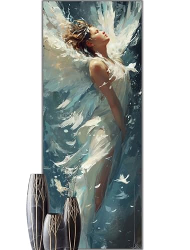 Diamond Painting Fantasie Engel Diamond Painting Groß xxl 180 X 70 cm, DIY Diamant Painting Bilder, 5D Diamond Painting Erwachsene Vollrunde Bohrer Diamond Art Crafts, Haus Wand Dekoration -415FC von Hojoomo