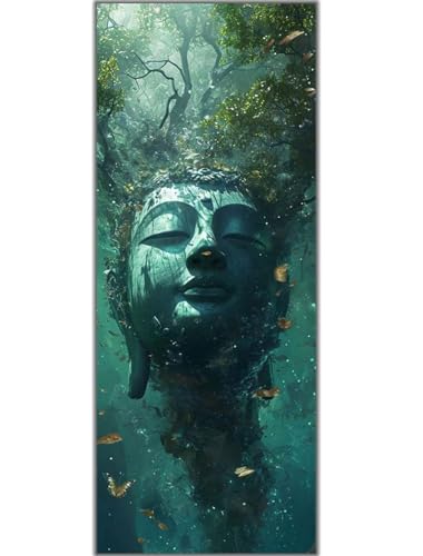 Diamond Painting Mysterium Buddha, Diamond Painting Groß xxl 120 X 60cm, DIY Diamant Painting Bilder, 5D Diamond Painting Erwachsene, Daiments Painting Diamond Art Crafts, Haus Wand Dekoration -633FC von Hojoomo