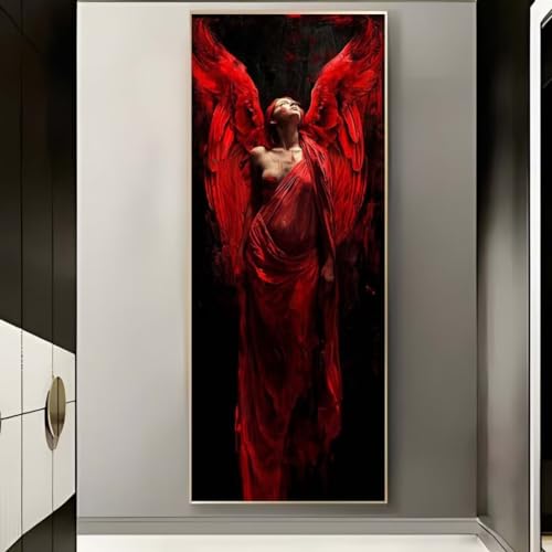 Diamond Painting Sexy Engel Diamond Painting Erwachsene 5D Diamant Painting Bilder Erwachsene Kinder, DIY Diamond Painting Set Strass Stickerei Malerei für Home Wand Dekor Geschenke (135x65cm) -687BD von Hojoomo