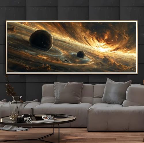 Diamond Painting Sternenhimmel Universum, Diamond Painting Groß xxl 210 X 70 cm, DIY Diamant Painting Bilder, 5D Diamond Painting Erwachsene, Daiments Painting Diamond Art, Haus Wand Dekoration -94FC von Hojoomo