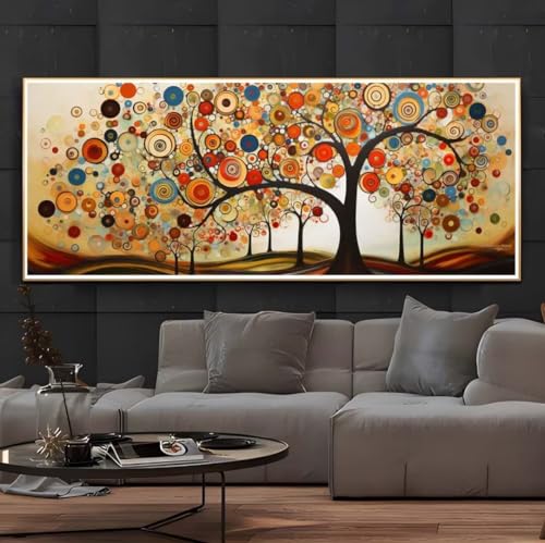 Diamond Painting Wunschbaum, Diamond Painting Groß xxl 80 X 40 cm, DIY Diamant Painting Bilder, 5D Diamond Painting Erwachsene, Daiments Painting Diamond-Painting Crafts, Haus Wand Dekoration -249FC von Hojoomo