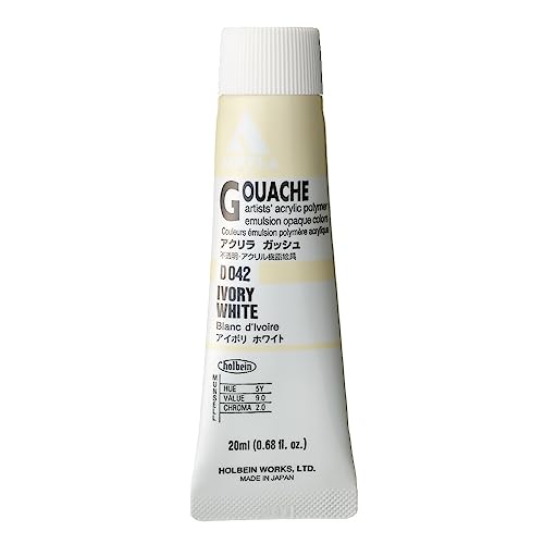 Holbein Acryl La Gouache No. 6 Ivory White von Holbein