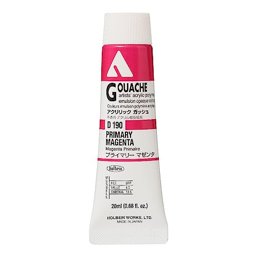 Holbein Acryl La Gouache Primär Magenta D190 20ml (6 Nr.) von Holbein