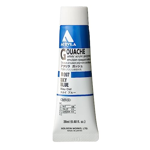 Holbein Acryla Gouache (Sky Blue) by Holbein Acryla Gouache von Holbein