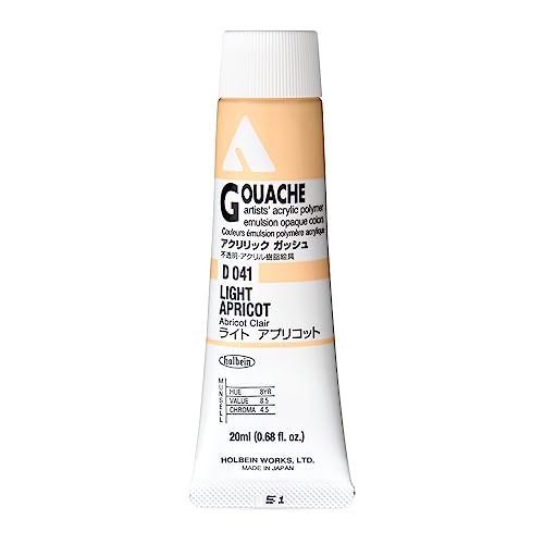 Holbein Acryla Gouache Artists Acrylic Polymer Emulsion, 20ml Flesh (D041) von Holbein