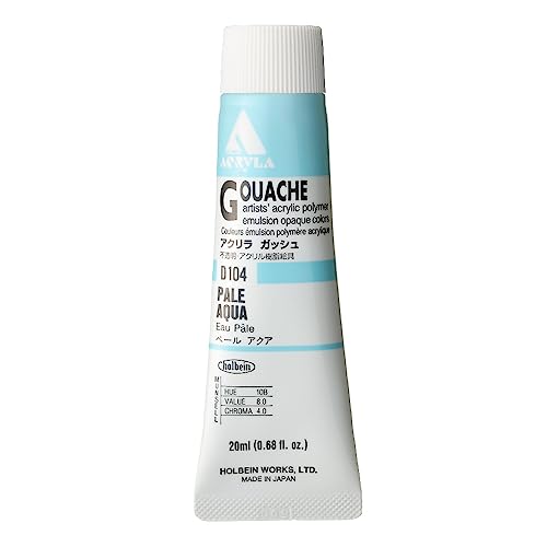 Holbein Acryla Gouache Artists Acrylic Polymer Emulsion, 20ml Pale Aqua (D104) von Holbein