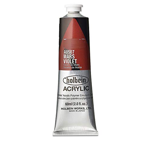 Holbein Artist Heavy Body Acrylfarbe, 60 ml, Mars Violet von Holbein