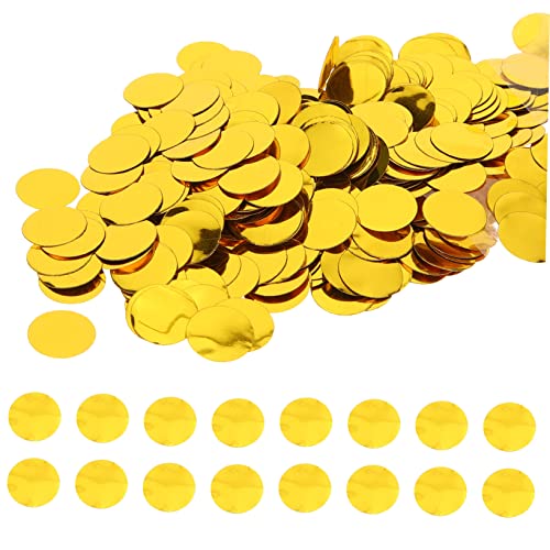 4Taschen Runde Konfetti aus Gold für Geburtstagsfeiern Tischdeko zur Füllung von Luftballons für Festliche Anlässe Geruchlos 4Taschen Runde Konfetti aus Gold für Geburtstagsfeiern Tischdeko zur Füllung von Luftballons für Festliche Anlässe Geruchlos von Holibanna