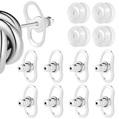 Holibanna 1 Set sichere Ohrring-Verschlüsse für schwere Ohrringe, bequemer Silikon-Kupferheber für hängende Ohren, vielseitige Rückenpolster für Ohrstecker, baumelnde Ohrringe Holibanna 1 Set sichere Ohrring-Verschlüsse für schwere Ohrringe, bequemer Silikon-Kupferheber für hängende Ohren, vielseitige Rückenpolster für Ohrstecker, baumelnde Ohrringe von Holibanna