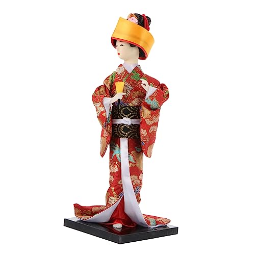 Holibanna 1 Stück Japanische Geisha Puppe mit Kimono Handgefertigte Tischdekoration für Wohnzimmer Desktop Ornament aus Umweltfreundlichen Materialien für Kreative Wohnraumgestaltung Holibanna 1 Stück Japanische Geisha Puppe mit Kimono Handgefertigte Tischdekoration für Wohnzimmer Desktop Ornament aus Umweltfreundlichen Materialien für Kreative Wohnraumgestaltung von Holibanna