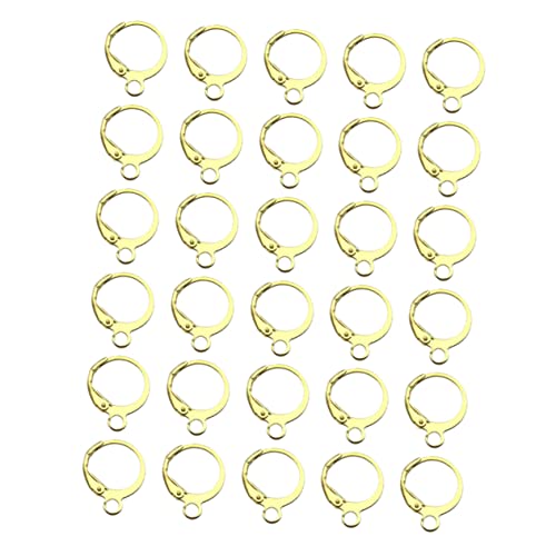 Holibanna 100Stücke Runde Hebel Ohrhaken für DIY Schmuckherstellung Glänzende Leichte Ohrring Teile für Bastelprojekte und Design Holibanna 100Stücke Runde Hebel Ohrhaken für DIY Schmuckherstellung Glänzende Leichte Ohrring Teile für Bastelprojekte und Design von Holibanna