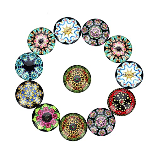Holibanna 1Satz DIY Runder Glascabochon Patches für Schmuckaufnäher für Bilder Vasen Vielseitige Anwendungsmöglichkeiten für Besondere Anlässe Holibanna 1Satz DIY Runder Glascabochon Patches für Schmuckaufnäher für Bilder Vasen Vielseitige Anwendungsmöglichkeiten für Besondere Anlässe von Holibanna