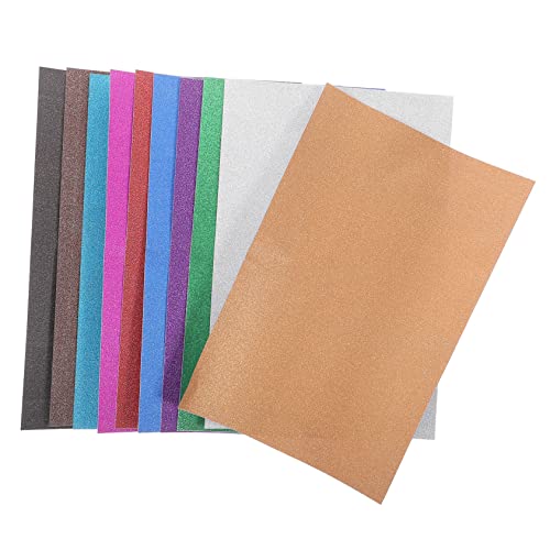 Holibanna 20Blätter Glitzer Bastelpapier Selbstklebend für DIY Projekte Funkelnde Gestaltung Farben für Handarbeiten und Ideen Glitzernde Textur M² Holibanna 20Blätter Glitzer Bastelpapier Selbstklebend für DIY Projekte Funkelnde Gestaltung Farben für Handarbeiten und Ideen Glitzernde Textur M² von Holibanna