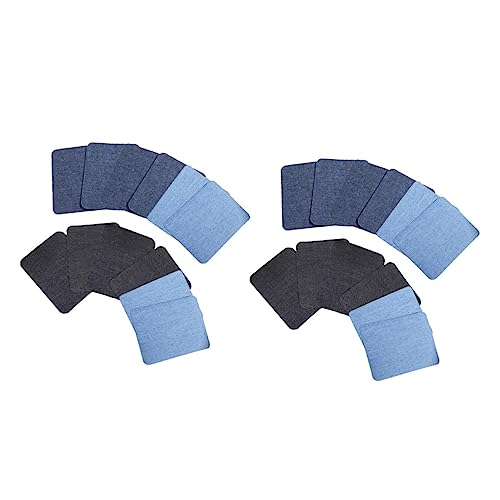 Holibanna 24Stücke Jeans Reparatur Patches Zum Aufbügeln Robuste Bekleidungsreparatur Materialien Und Lösung Für Lochreparatur von Holibanna