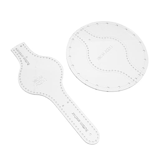 Holibanna 2Stücke Acryl Vorlage für DIY Geldbörsen Handtaschen Design Schablone für Brieftaschenherstellung Leicht zu Handhaben Heimwerker und Profis Holibanna 2Stücke Acryl Vorlage für DIY Geldbörsen Handtaschen Design Schablone für Brieftaschenherstellung Leicht zu Handhaben Heimwerker und Profis von Holibanna