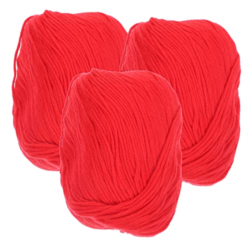 Holibanna 3Rollen Tragbares Baumwollgarn Vielseitig Einsetzbar für Häkeln und Stricken für Heimdekoration und Projekte Modischen Farben Holibanna 3Rollen Tragbares Baumwollgarn Vielseitig Einsetzbar für Häkeln und Stricken für Heimdekoration und Projekte Modischen Farben von Holibanna