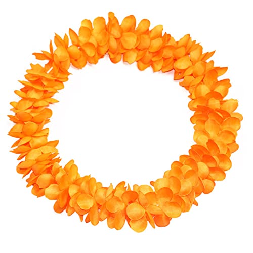 Holibanna 5St lustige brille hawaii outfit hawaii kleidung partybrille Blumenkette partygläßer гирлянда Ananas Brille Hawaii-Kopfschmuck Hawaii-Girlande Ananas-Brille Hawaii-Armband Orange von Holibanna