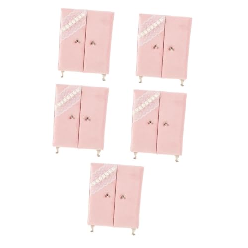 Holibanna 5st Schmuckschatulle Aus Flanell Schmuck-organizer Eheringboxen Für Die Zeremonie Schmuckorganisatoren Und -aufbewahrung Schmuck-display-halter Schmuckkästchen Für Damen Rosa von Holibanna