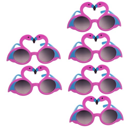 Holibanna 6 Stück Flamingo Partybrillen Lustige Brillen Cosplay Partybrillen Flamingo Brillen von Holibanna