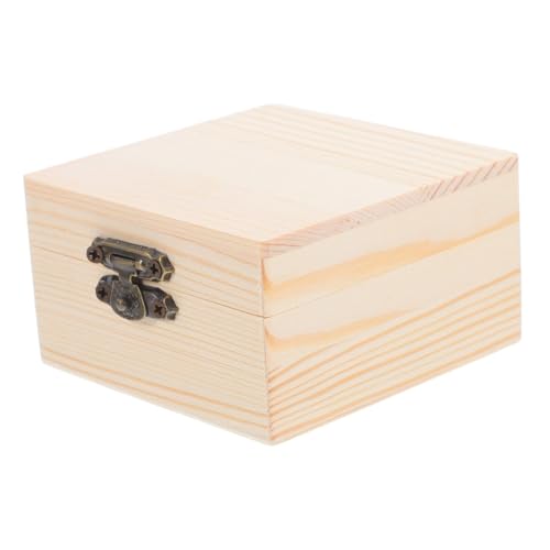 Holibanna Box Holz Geschenkbox Vintage Beige von Holibanna