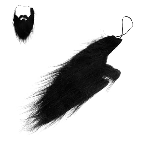 Holibanna Falscher Bart Cosplay Gefälschter Bart Perücke Maske Verrückt Nieten Falscher Schnurrbart Kragen Aufblasbares Kostüm Hammelfleisch Meeräsche Schnurrhaare Lustig Black Plüschstoff Holibanna Falscher Bart Cosplay Gefälschter Bart Perücke Maske Verrückt Nieten Falscher Schnurrbart Kragen Aufblasbares Kostüm Hammelfleisch Meeräsche Schnurrhaare Lustig Black Plüschstoff von Holibanna