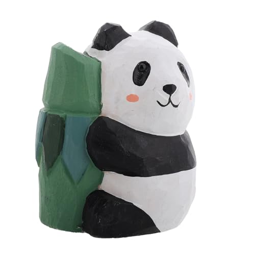 Holibanna Handgefertigte Holzfigur Eines Niedlichen Pandas Miniatur Panda Statue Natürlichem Als Schreibtischornament Für Büro Und Wohnkultur Einzigartiges Für Holibanna Handgefertigte Holzfigur Eines Niedlichen Pandas Miniatur Panda Statue Natürlichem Als Schreibtischornament Für Büro Und Wohnkultur Einzigartiges Für von Holibanna